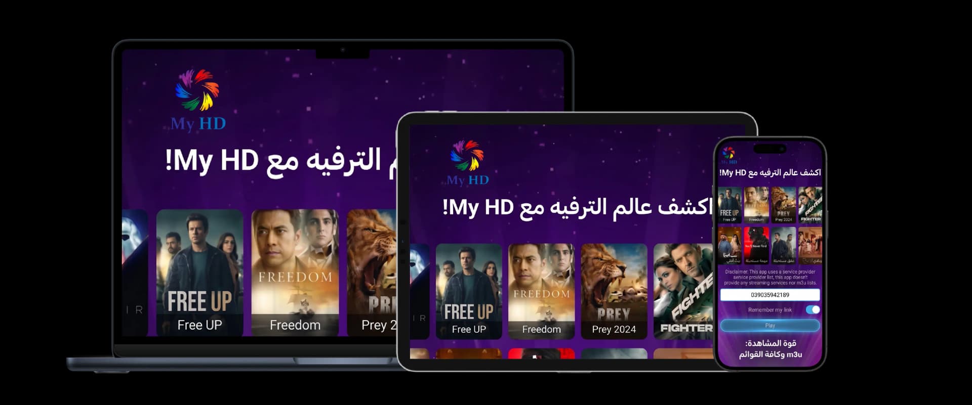 MyHD Media Player Interface